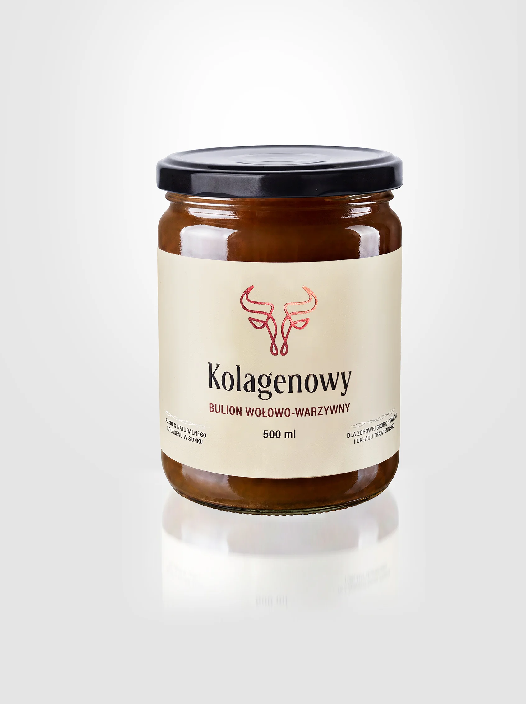 Kolagenowy Bulion wołowo - warzywny 500 ml